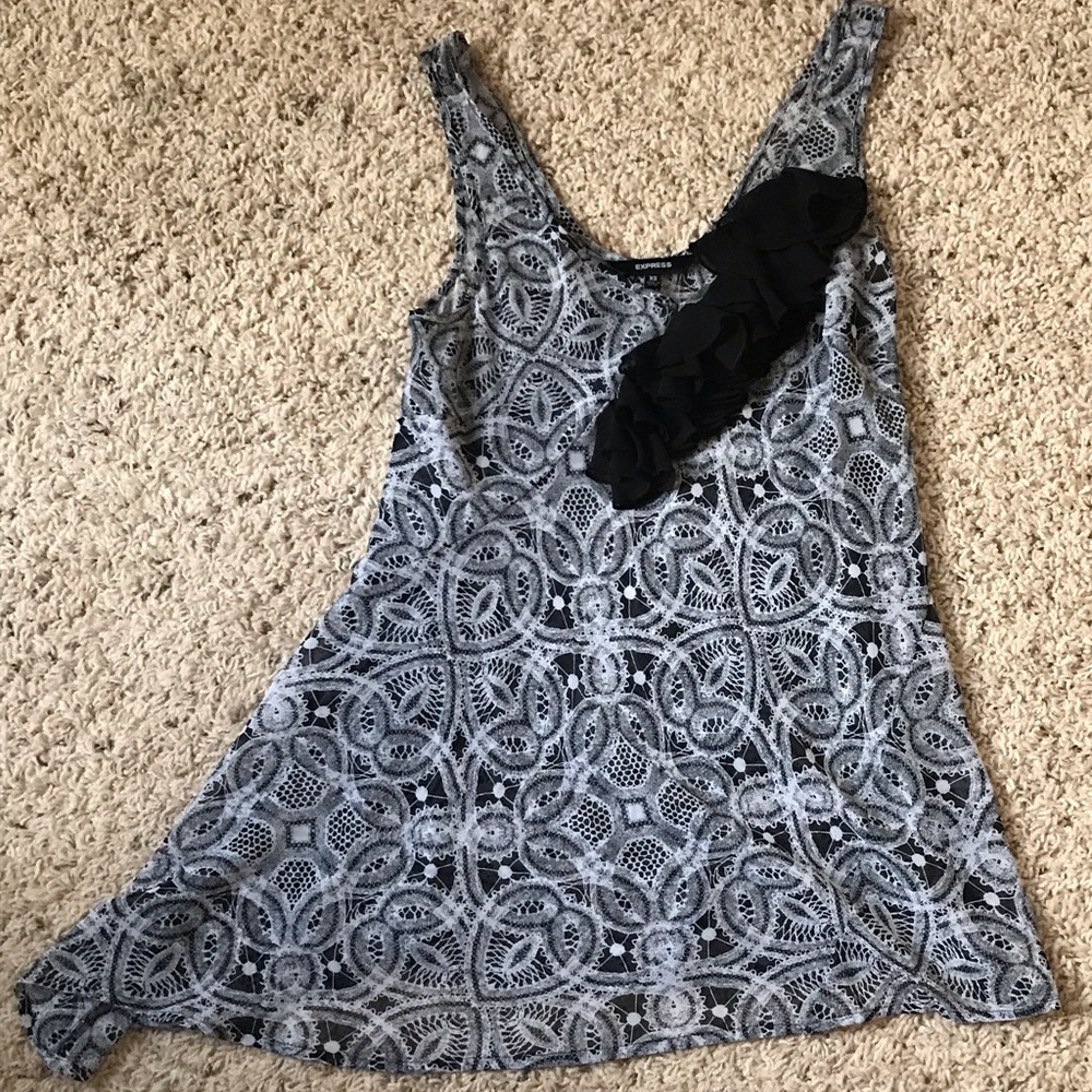 Flowy a-line tank top